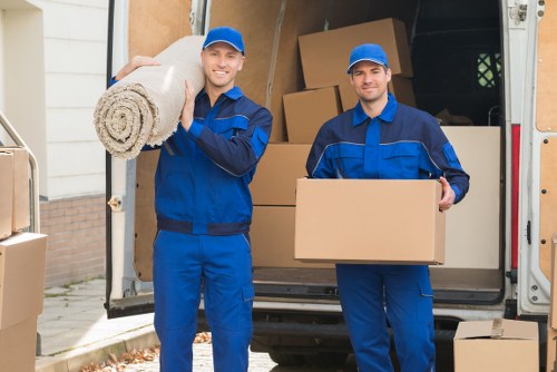 Local removals team helping with a move in Palmersgreen