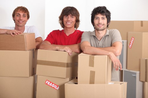 Careful furniture packing for a home move in Palmersgreen